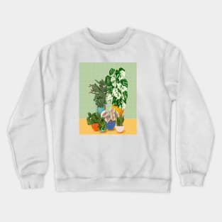 Colourful House Plants 1 Crewneck Sweatshirt